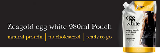 New Zeagold egg white 980ml pouch